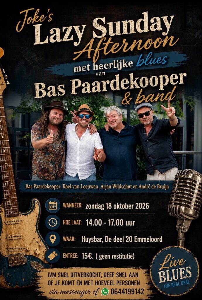 Flyer: Lazy Sunday Afternoon in Emmeloord